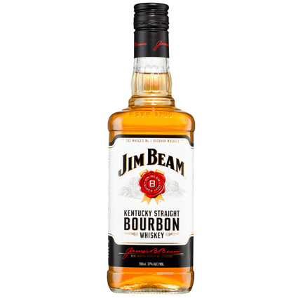 Jim Beam White Label Bourbon Whiskey, Kentucky - USA